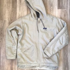 Patagonia Lined Canvas Hoody size Large